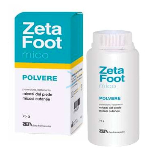 ZetaFoot Linea Cura del Piedi Mico Polvere Trattamento Protettivo 75 g