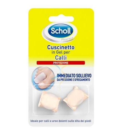Scholl Linea Dispositivi Medici per Piedi 2 Morbidi Cuscinetti in Gel per Calli