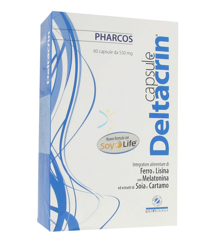 Pharcos Linea Tricologici Deltacrin Integratore Anticaduta Capelli 60 Capsule