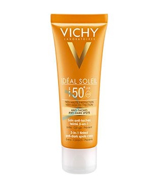 Vichy Linea Ideal Soleil SPF50+ Protezione Anti-Macchie 3 in 1 Colorata 50 ml