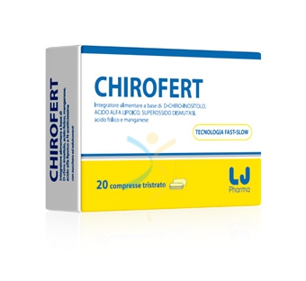 LJ Pharma Linea Benessere Donna Chirofert Integratore Alimentare 20 Compresse