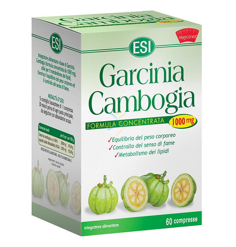 Esi Linea Controllo del Peso Garcinia Cambogia Integratore 60 Compresse