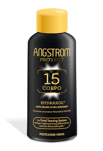 Angstrom Linea Protect Hydraxol Corpo SPF15 Latte Solare Ultra Idratante 200 ml