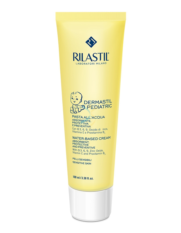 Rilastil Linea Dermastil Pediatric Pasta all'Acqua Protettiva per Neonati 100 ml