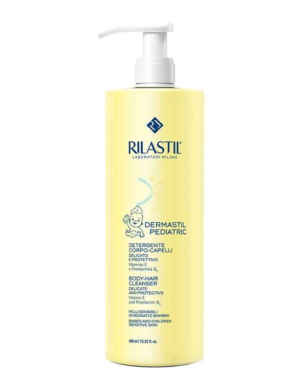 Rilastil Linea Dermastil Pediatric Detergente Delicato Baby Viso e Corpo 400 ml