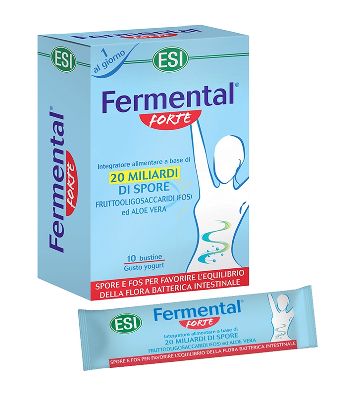 Esi Linea Intestino Sano Fermental Forte Integratore con Fermenti 10 Buste