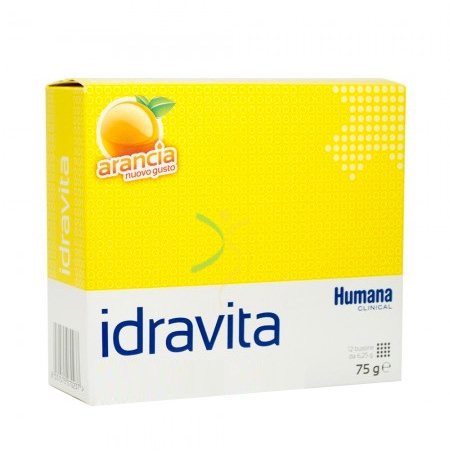 Humana Linea Vitamine Minerali Idravita Integratore Alimentare 12 Buste Arancia