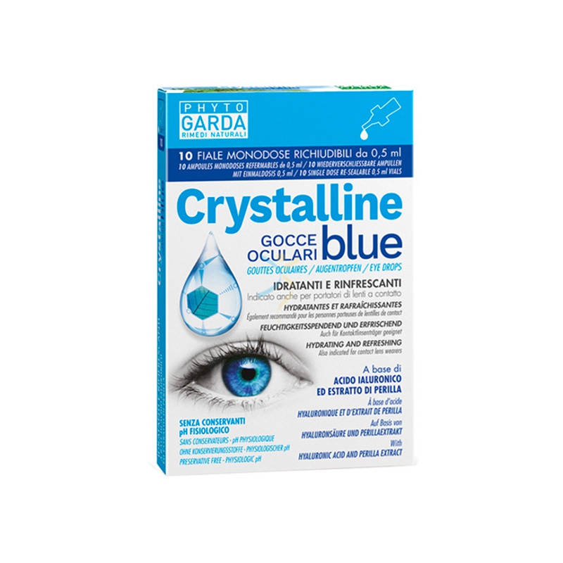 Phyto Garda Linea Dispositivi Medici Cristallino Blu Collirio Idratante 10 Fiale