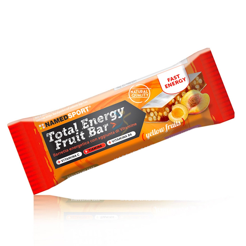 Named Sport Linea Sportivi Total Energy Fruit Bar Integratore 35 g Frutti Gialli