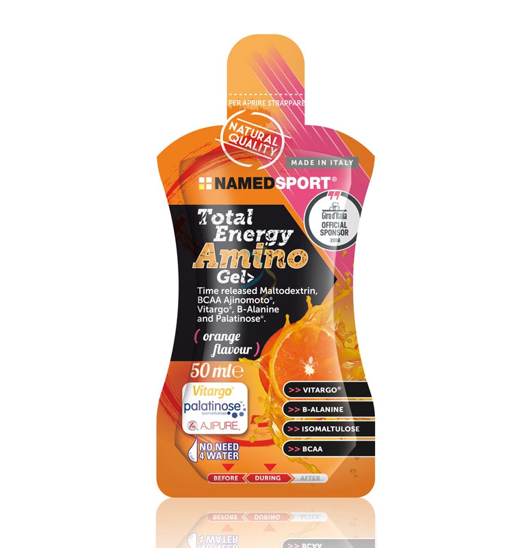 Named Sport Linea Sportivi Total Energy Amino Gel Integratore Alimentare 50 ml