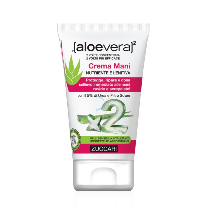 Zuccari Linea aloevera2 Crema Mani Rigenerante Nutriente e Lenitiva 50 ml