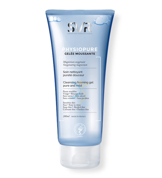 SVR Linea Physiopure Gel Mousse Detergente con Magnesio Ossigenante 200 ml