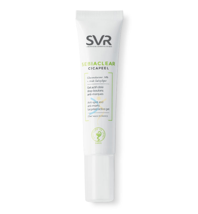 SVR Linea Sebiaclear Cicapeel Trattamento Pronto Intervento Imperfezioni 15 ml