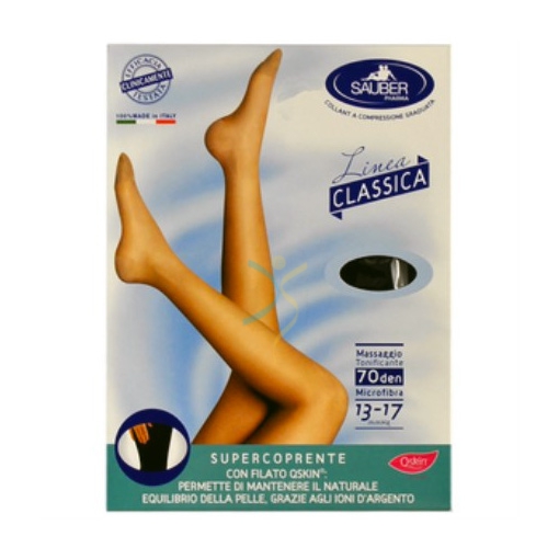 Sauber Linea Disp Med Classic Collant Supercoprente Liscio 70 Den tg 2 Cioccolat