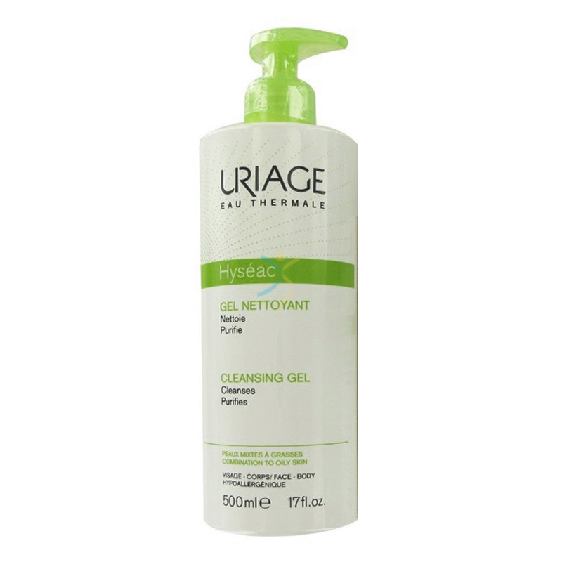 Uriage гель для умывания. Uriage Eau Thermale Hyseac. Uriage Hyseac Gel nettoyant гель 150 мл. Uriage Hyseac Cleansing Gel. Uriage Eau Thermale Hyseac Gel nettoyant 500 ml.