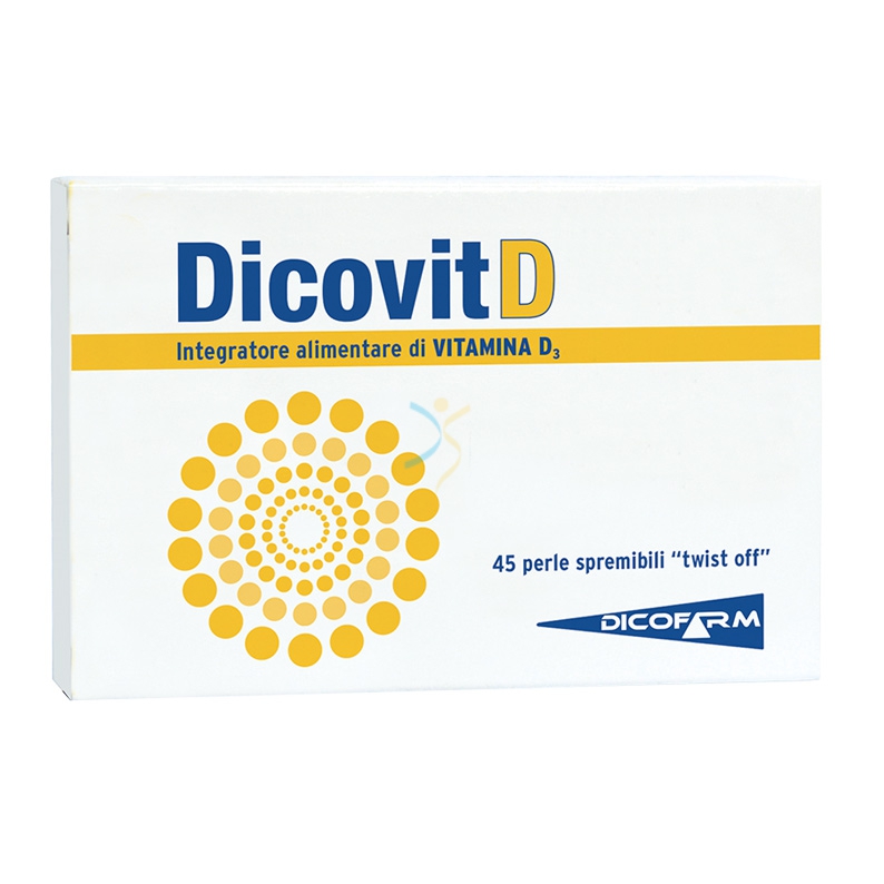 Dicofarm Linea Vitamine e Minerali Dicovit D Integratore Alimentare 45 Perle