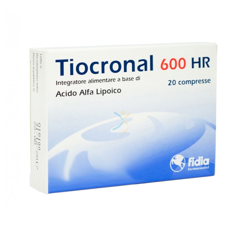 Fidia Linea Apparato Articolare Tiocronal 600 HR Integratore 20 Compresse