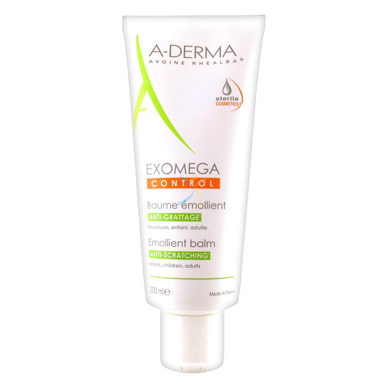 A-Derma Linea Exomega Pelli Secche Control Balsamo Emolliente Anti-Prurito 200ml