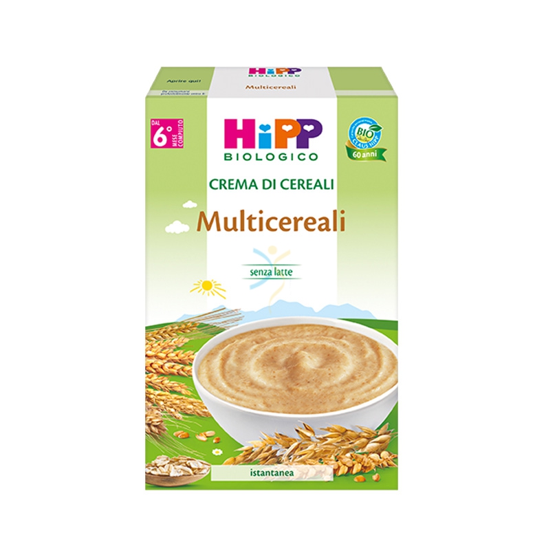 HiPP Linea Svezzamento Bio Crema Multicereali Vitamina B1 da 6 Mesi 200 g