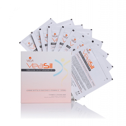 VEA Linea Pelli Sensibili Sil 8 Lamine Silicone Vitamina E Lenitive Protettive