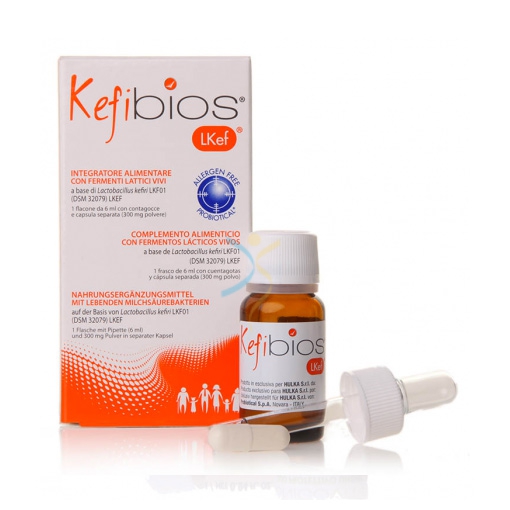 Kefibios Linea Intestino Sano Integratore Alimentare Fermenti Lattici Vivi 6 ml