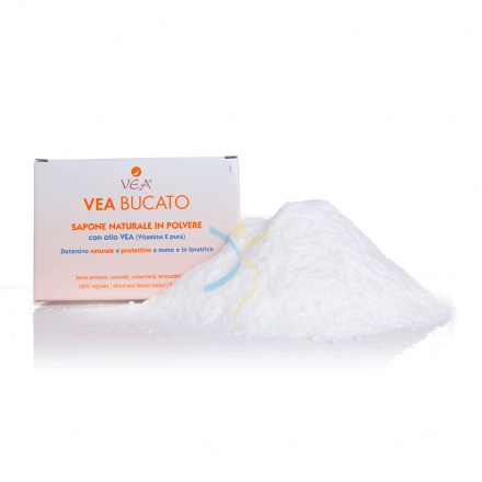 VEA Linea Pelli Sensibili Bucato Sapone Naturale in Polvere con Olio VEA 500 g