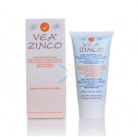 VEA Linea Pelli Sensibili Zinco Pasta Protettiva Lenitiva Emolliente 40 ml