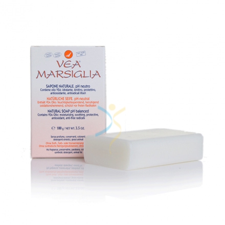 VEA Linea Pelli Sensibili Marsiglia Sapone Naturale Delicato a pH Neutro 100 g