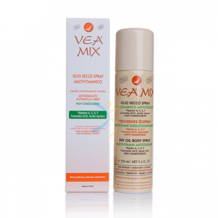 VEA Linea Pelli Sensibili Olio Mix Secco SprayVitamina E Pura Nebulizzata 100ml