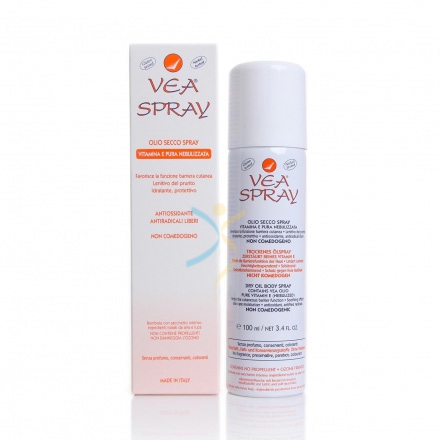 VEA Linea Pelli Sensibili Olio Secco SprayVitamina E Pura Nebulizzata 50 ml
