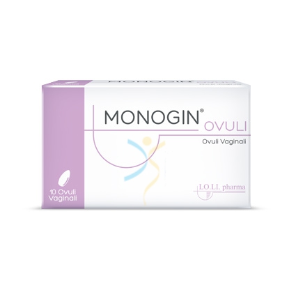 Lo.Li.Pharma Linea Dispositivi Medici Benessere Donna Monogin 10 Ovuli Vaginali