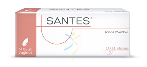 Lo.Li.Pharma Linea Dispositivi Medici Benessere Donna Santes 14 Ovuli Vaginali