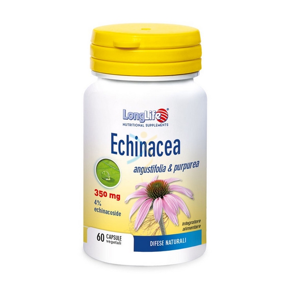 Long Life Linea Difese Immunitarie Echinacea Integratore Alimentare 60 Capsule