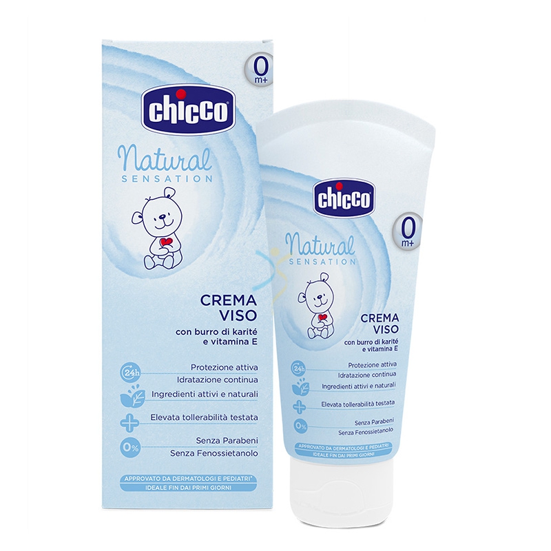 Chicco Linea Cura Bambini Natural Sensation Crema Viso Idratante 50 ml