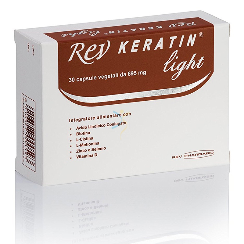 Pharmabio Linea Anticaduta Capelli Rev Keratin Light Integratore 30 Capsule