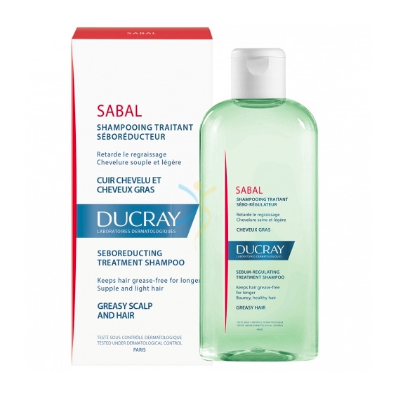 Ducray Linea Capelli Grassi Sabal Shampoo Riequilibrante Normalizzante 200 ml