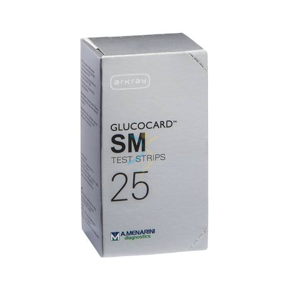 Menarini Diagnostics Linea Dispositivi Medici Glucocard SM 25 Strisce Reattive
