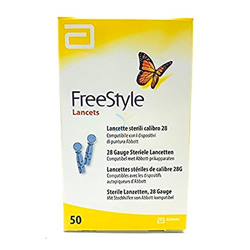 Abbott Diabetes Care Linea Dispositivi Medici Freestyle Glicemia 50 Lancette