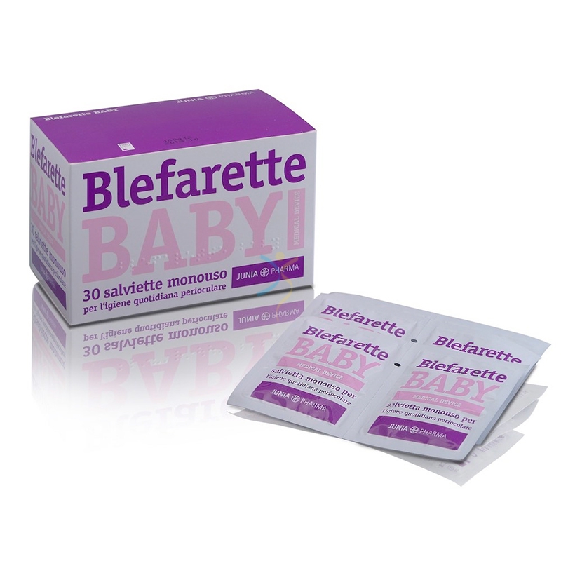 Junia Pharma Linea Igiene Occhi Blefarette Baby 30 Salviette Oculari Monouso