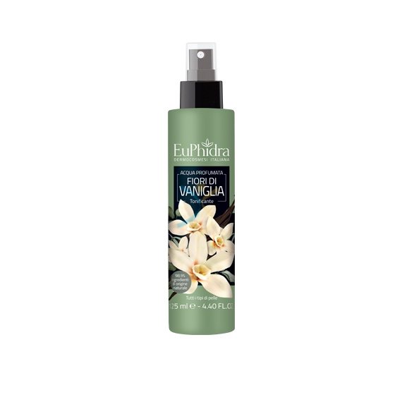 EuPhidra Linea Floreali Acqua Profumata Tonificante Fiori di Vaniglia 125 ml
