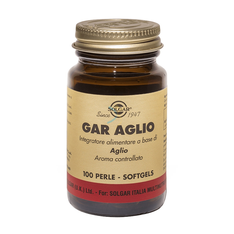 Solgar Linea Antiossidanti Gar Aglio Integratore Alimentare 100 Perle Softgel