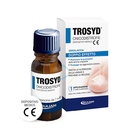 Giuliani Linea Dispositivi Medici Trosyd Onicodistrofie Idrolacca per Unghie 7ml