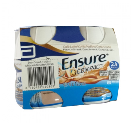 Abbott Linea Nutrizione Domiciliare Ensure Compact 4x125 ml Gusto Caff