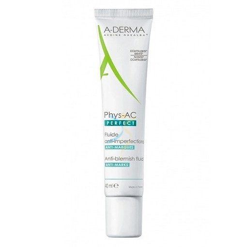 A-Derma Linea Phys-AC Pelli Grasse Perfect Fluido Anti-imperfezioni Viso 40 ml