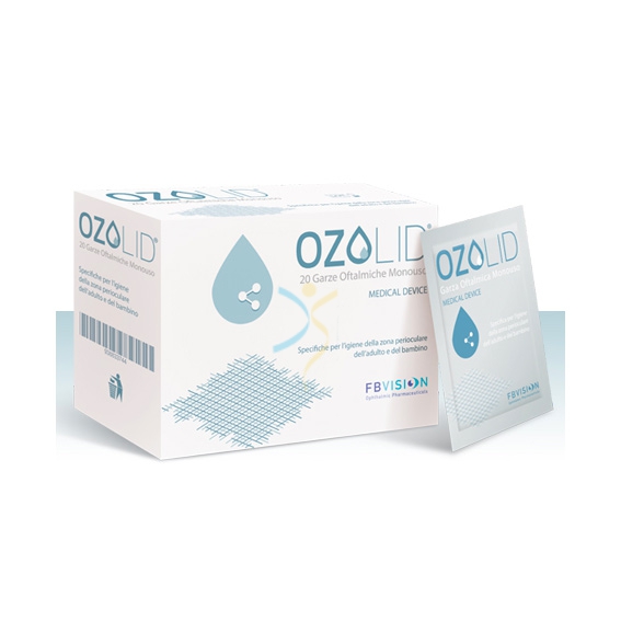 FB Vision Linea Dispositivi Medici Ozolid 20 Salviette Oculari Detergent Monouso