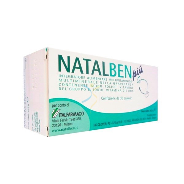 Italfarmaco Linea Allattamento Natalben Pi Integratore Alimentare 90 Capsule