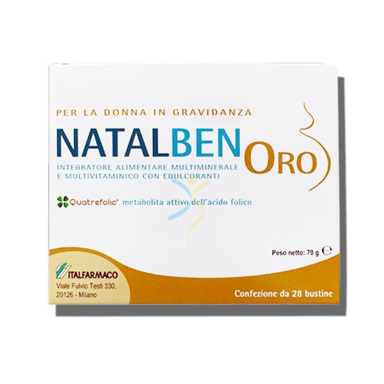 Italfarmaco Linea Allattamento Natalben Oro Integratore Alimentare 28 Buste
