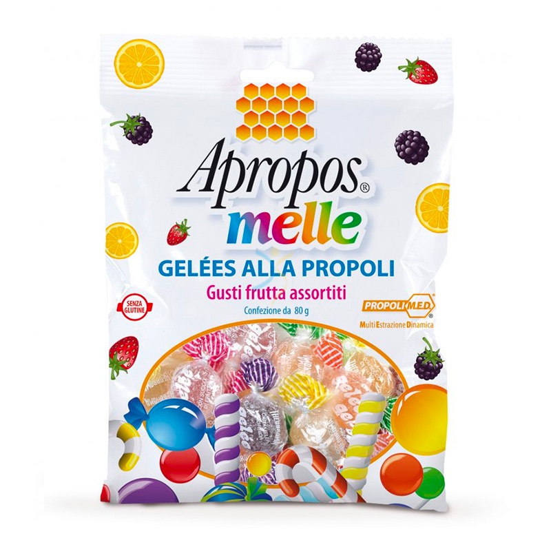 Apropos Linea Protezione Inverno Melle Caramelle Gelee Propoli Frutti Misti 80 g