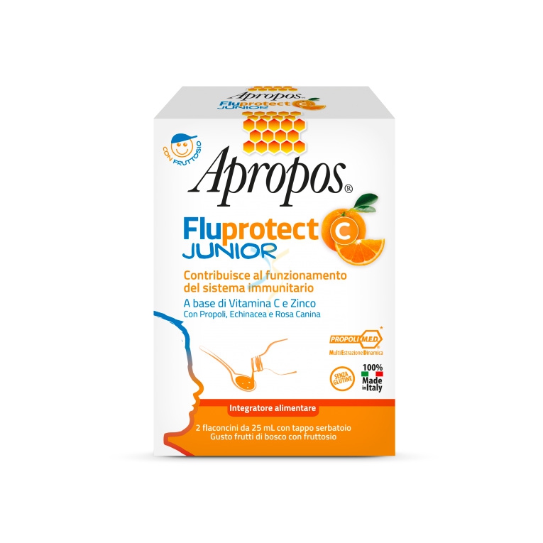 Apropos Linea Difese Immunitarie Fluprotect C Junior Integratore 2 Fiale 25 ml