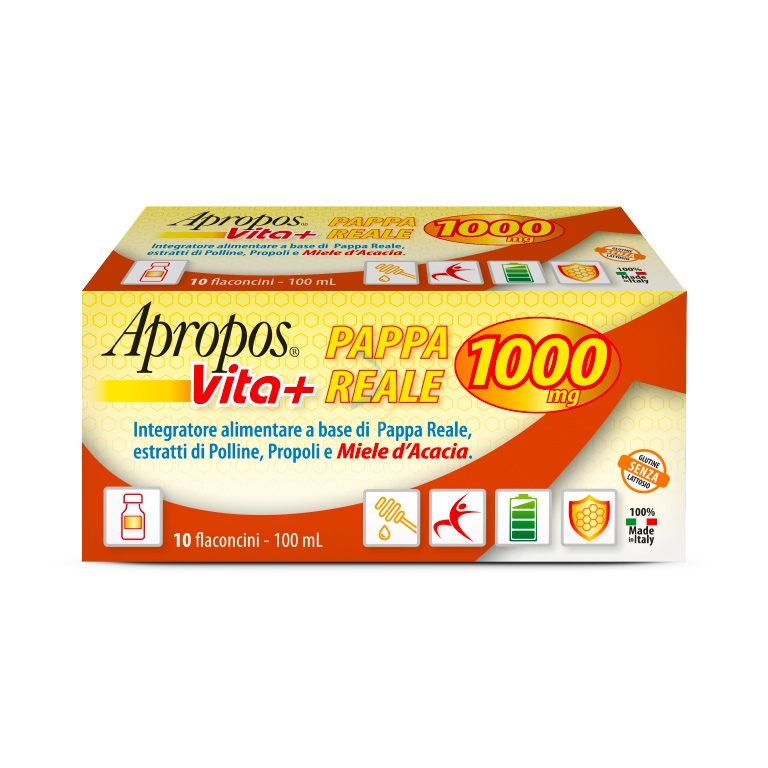 Apropos Linea Protezione Inverno Vita+ Pappa Reale 1000 Integratore 10 Flaconcin